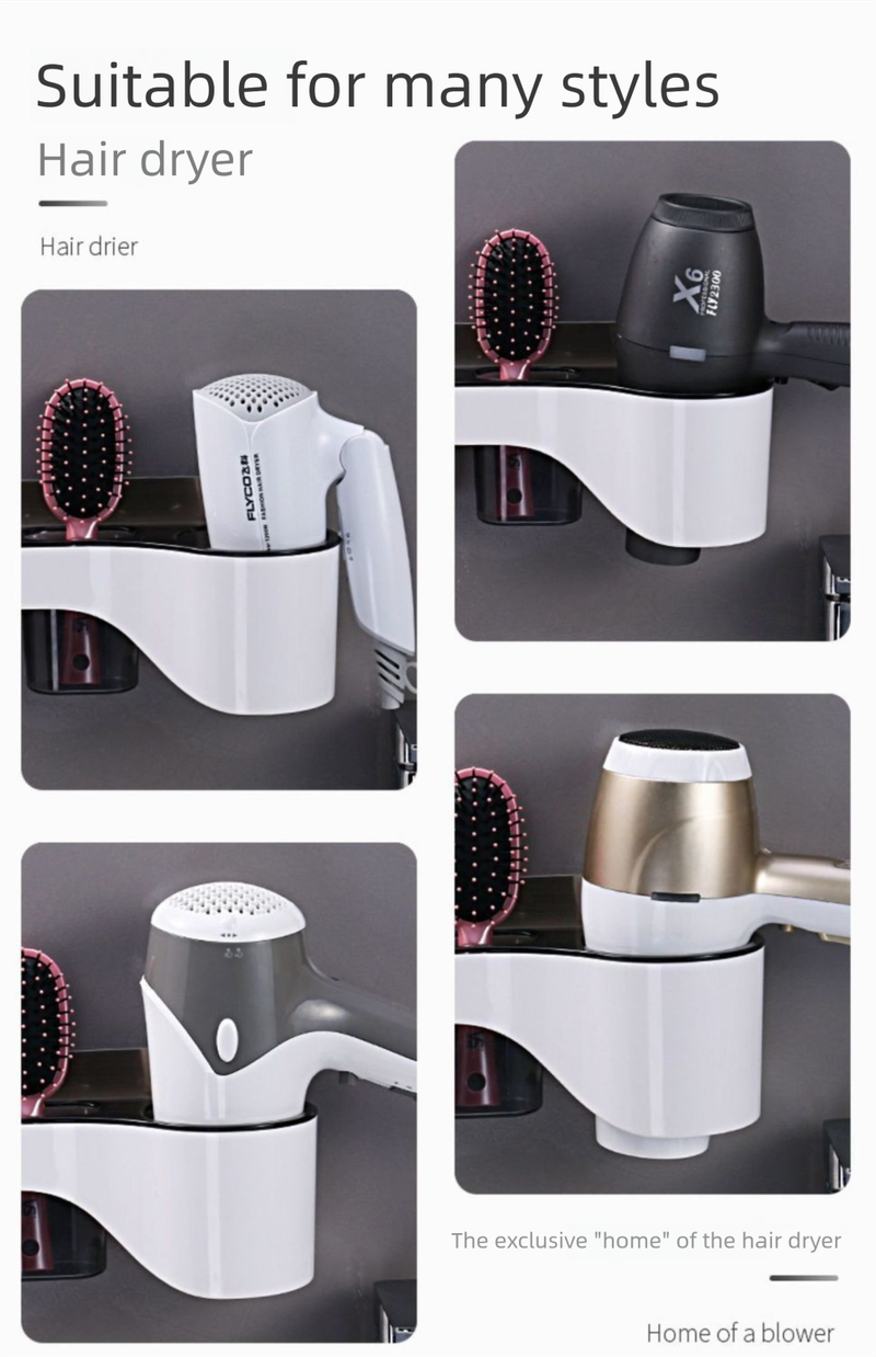 Toilet Wall-Mounted Storage Rack No-Drill Bathroom Household Hanging Rack Storage Rack Bathroom Shelf_voghion.com