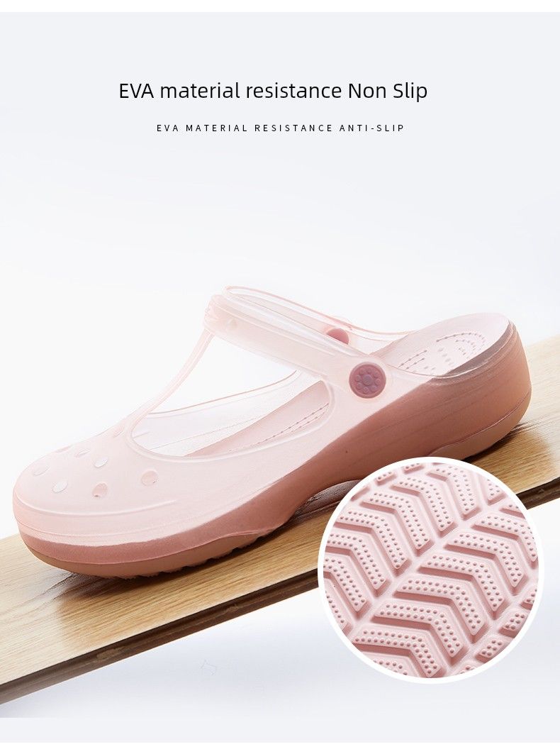 Καλοκαιρινά παπούτσια με κλειστά δάχτυλα και χοντρή σόλα από ζελέ_voghion.com