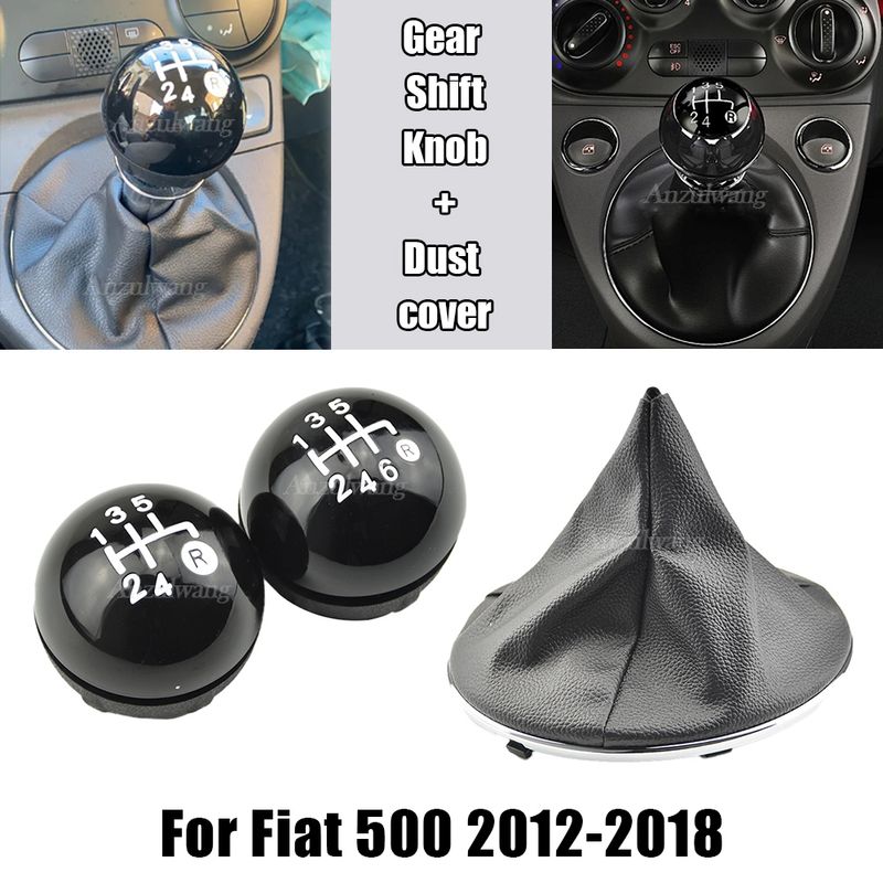 5 6-versnellingsbak schakelpookknop niveau voor Fiat 500 500C handgeschakelde auto Styg-accessoires_voghion.com