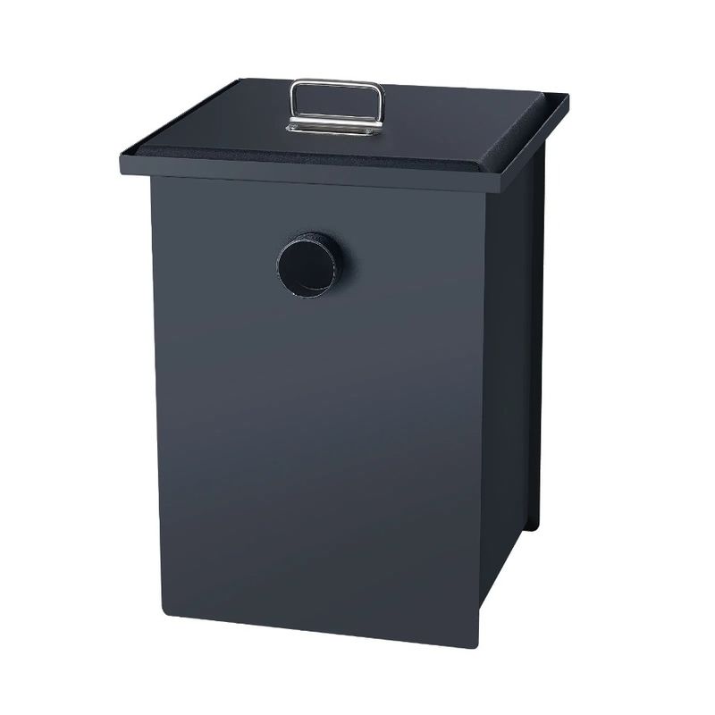 Filtro trappola acqua 8 libbre acciaio rifiuti grasso intercettore carbone commerciale_voghion.com