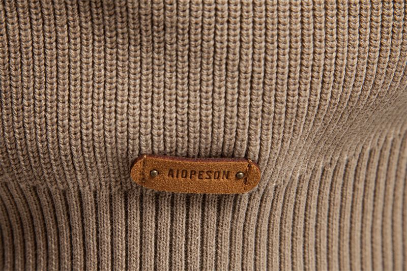Nieuwe herfst- en wintertrui voor heren in Europese maat, heren met lange mouwen, halve rits, opstaande kraag, effen kleur, casual trendtrui die bij elkaar past_voghion.com