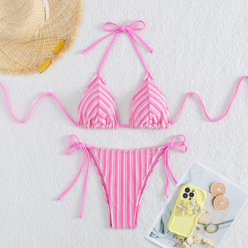 Dameskleding Nieuwe badstof halter bikini badpak zomer strand vakantie vrouwen_voghion.com