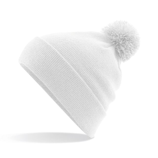 NEW POM POM BEANIE HAT MENS WOMENS PLAIN KNITTED BOBBLE WARM WINTER WOOLY CAP_voghion.com