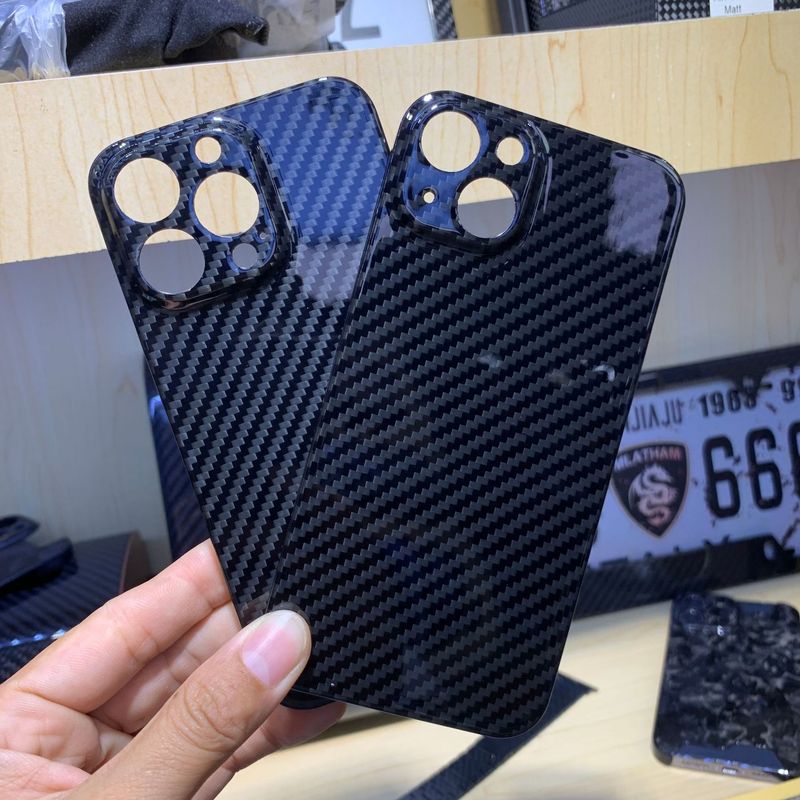 Suitable For Iphone 15 Promax Phone IPhone 13 Aramid Carbon Kevlar Fiber Lightweight Protective Case_voghion.com