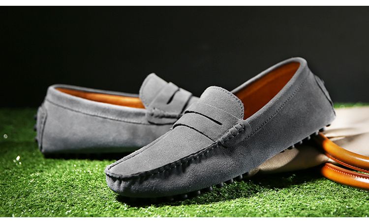 38-50 Casual Fashion Genuine Leather Loafers Moccasins Slip On Men Flats Male Driving Shoes_voghion.com