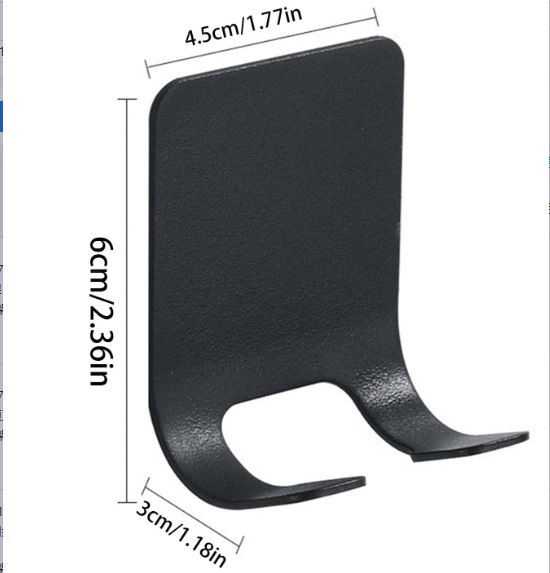 Stainless Steel Shaver Holder Manual Razor Organizer Bathroom No-Drill Storage Rack Plug Hook_voghion.com