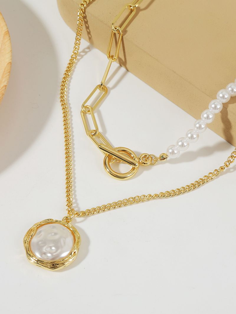 Multi schicht unregelmäßigen perlenkette, speziell geformte retro Barock perlenkette schmuck high-end_voghion.com
