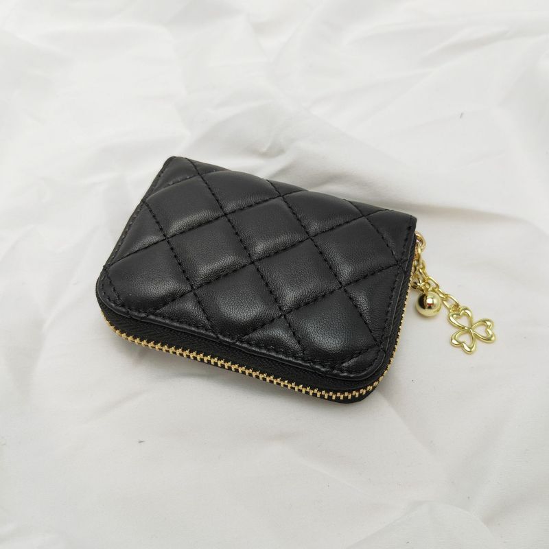 Portafoglio corto da donna in vera pelle, grande capacità, con cerniera, alla moda, 2025_voghion.com