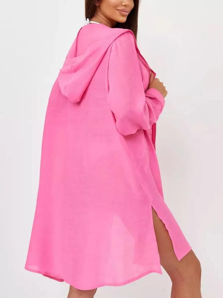 Strandüberzug für Damen – Leichter Sonnenschutz-Kimono-Überzug für Badeanzüge, Urlaub, Poolparty_voghion.com