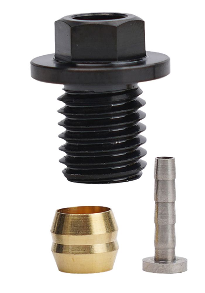 Insrt en verbindingsmoer voor hydraulische remslang olie NDL met schroef voor Shimano SM-BH90-JK-SSR RVS_voghion.com