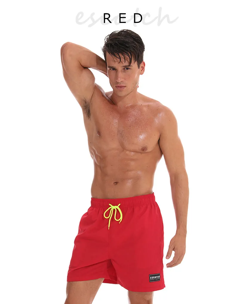 Badebekleidung, Badehose, Strand-Boardshorts, Badehose, Badeanzüge, Herren, Laufsport, Surfshorts_voghion.com