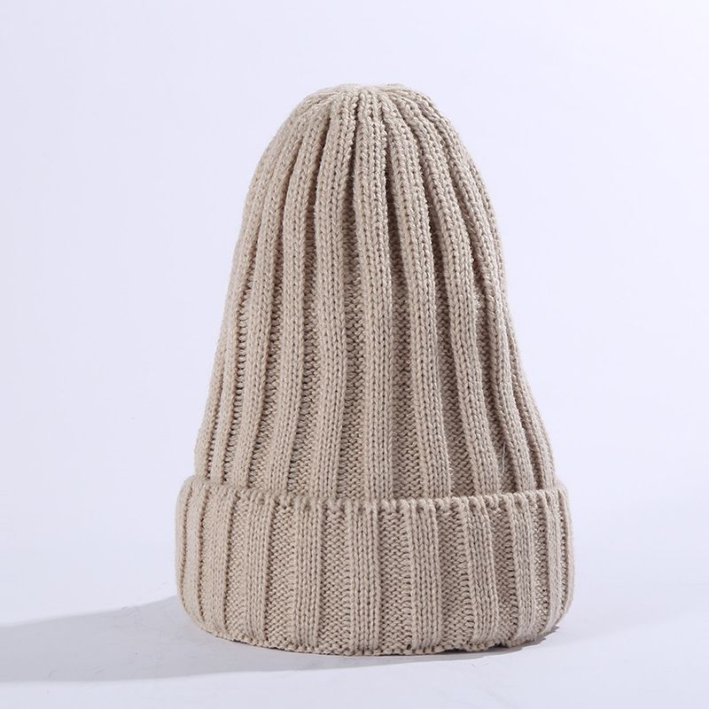 Berretto invernale lavorato a maglia autunnale e invernale con pompon - Berretto casual morbido, caldo ed elasticizzato con polsini a coste per il freddo_voghion.com