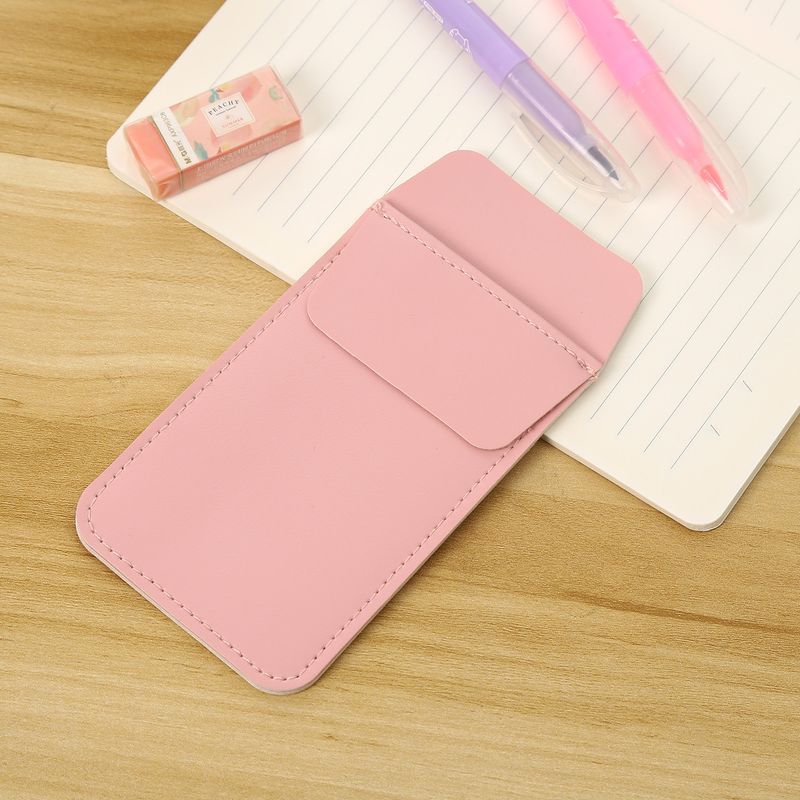 Creatieve PU leren etui met grote capaciteit, dubbele duurzame draagbare etui met zak, multifunctionele dokters- en verpleegsterspen_voghion.com