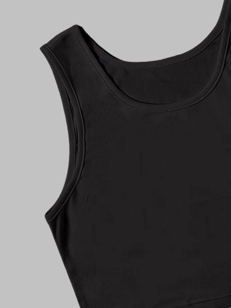 Moud all-Match kleng Weste trendy bannenzege Kleeder INS Stil Weste zwee-Stéck Kostüm_voghion.com