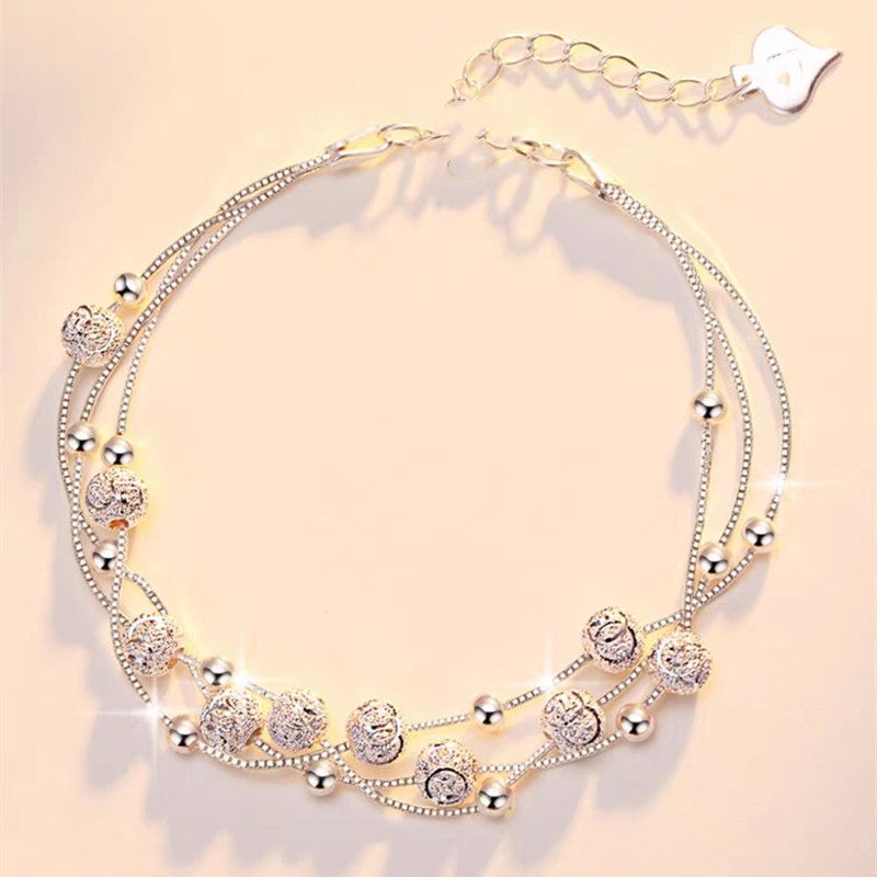 Light luxury and niche design bracelet for women, multi-layer transfer bead bracelet for Valentine's Day to give girlfriend a birthday gift_voghion.com