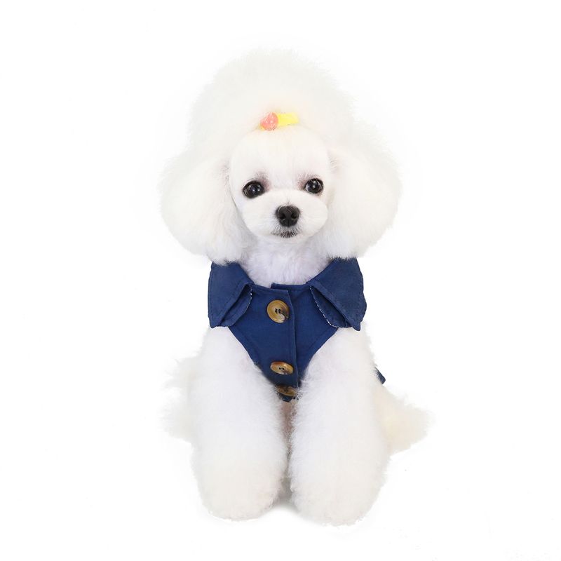 Herbst Neue Kollektion 20 Dreifarbige Windjacke für kleine Hunde und Haustiere, Winterkleidung_voghion.com