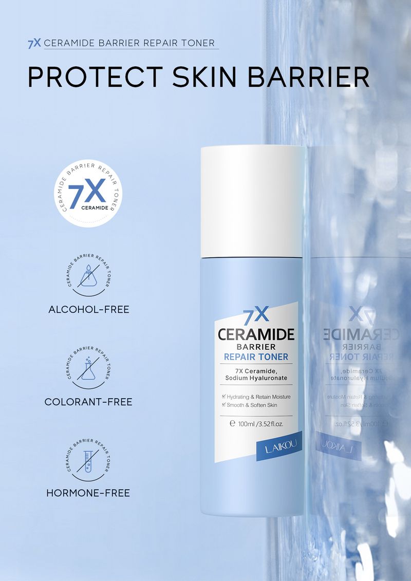 LAIKOU Ceramide Toner 100ml Hydraterend Hydraterend Beauty One Piece Dropshipping_voghion.com