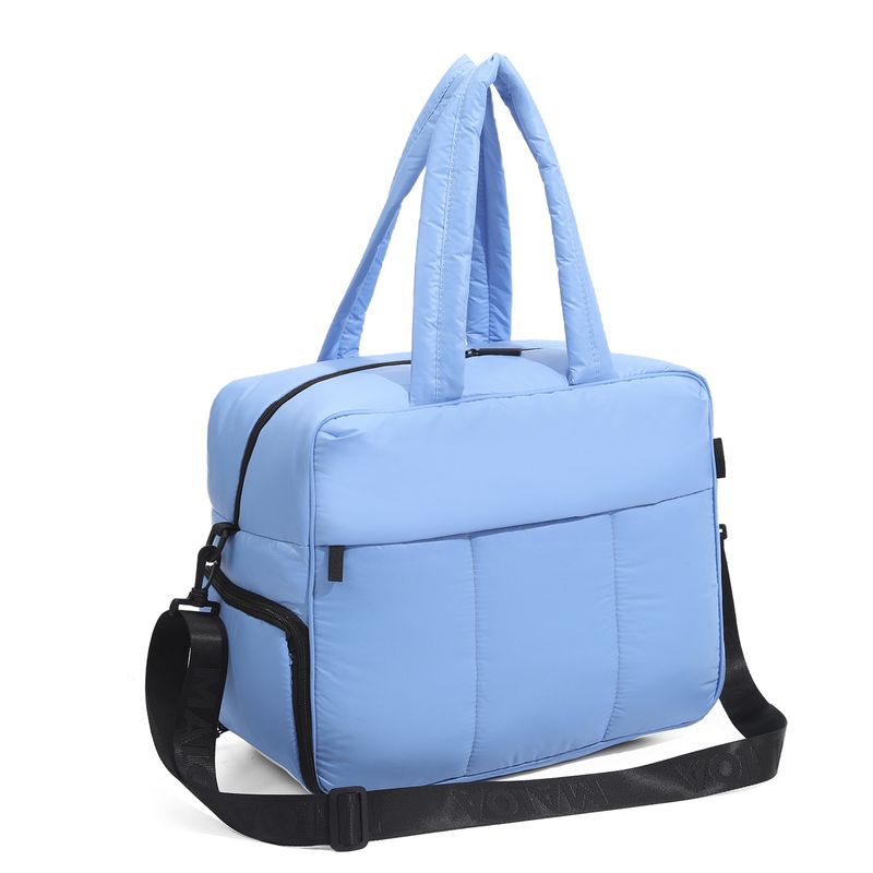 Single Shoulder Handheld Tote Winter Cotton Jacket Women Large Capacity Space Crossbody Travel Picnic Bag Men_voghion.com