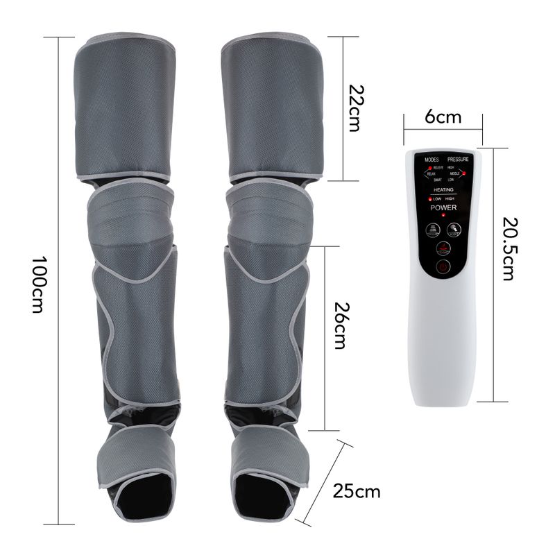 360° Been Loftdrockmassagegerät Fërdert d'Blutzirkulatioun Fousswaadmassage Shiatsu Entspanung Linderung vun der Middegkeet Lymphknäppchen_voghion.com