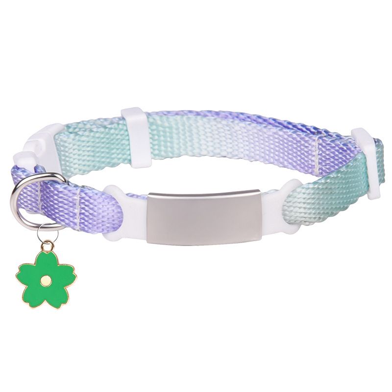 Collare anti-smarrimento per gatti, collare in fettuccia per animali domestici, collare regolabile per cani di piccola taglia_voghion.com