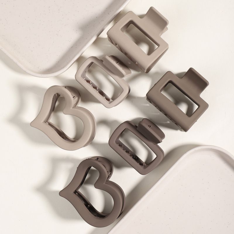 Klassisches Basic Haarspangen-Set – Große matte Haifisch-Clips für stylische Hochsteckfrisuren – Elegante minimalistische Farbkollektion_voghion.com