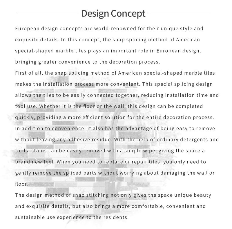 12 pezzi adesivi per piastrelle in cristallo di marmo a forma di mosaico per cucina, bagno, decorazione murale autoadesiva impermeabile_voghion.com