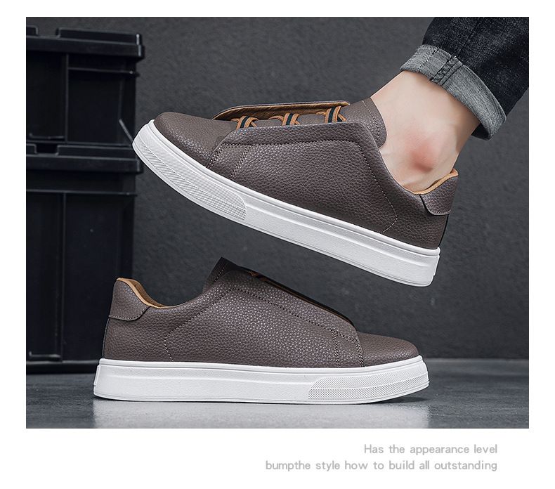 New board shoes men's shoes fashion small white shoes young men's casual shoes_voghion.com