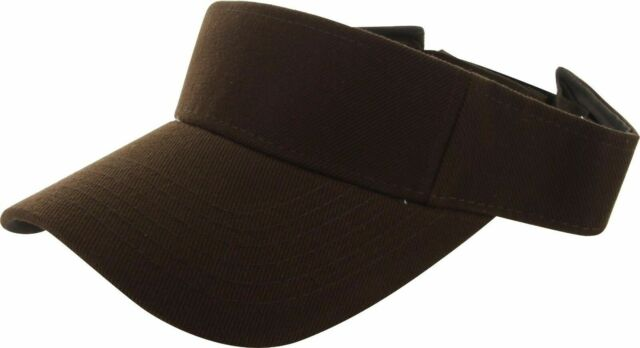 Visor Sun Hat Golf Tennis Beach Men's Adjustable Sport Solid_voghion.com