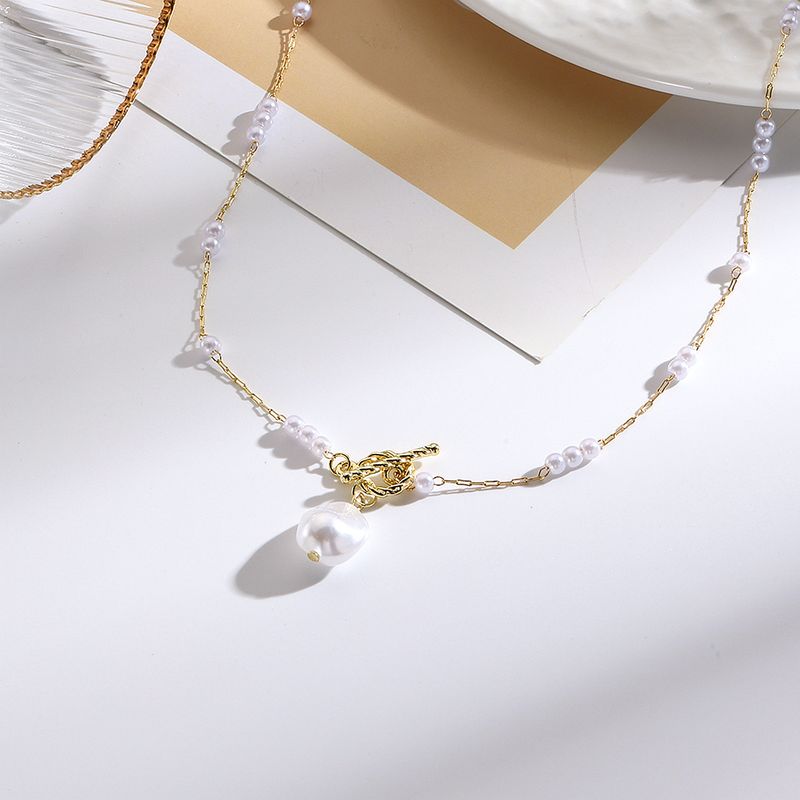 Multi schicht unregelmäßigen perlenkette, speziell geformte retro Barock perlenkette schmuck high-end_voghion.com