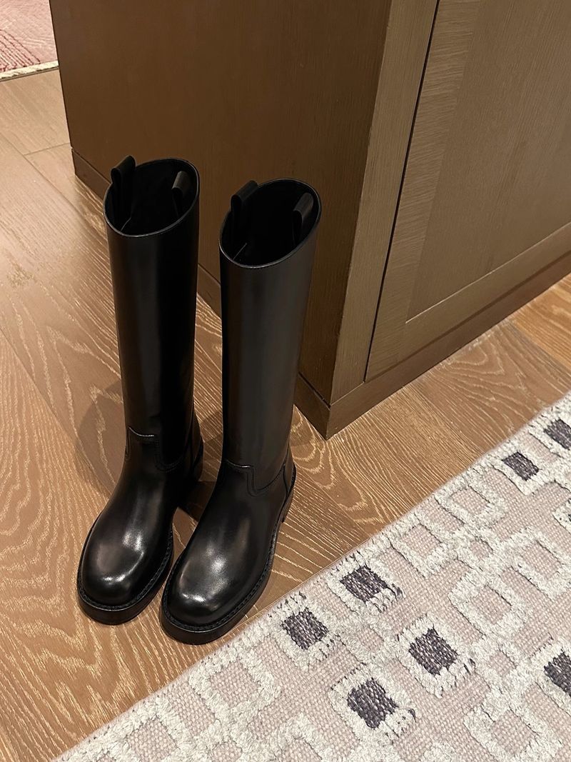 Thick-Sole Riding Boots 2025 Fall/Winter New_voghion.com