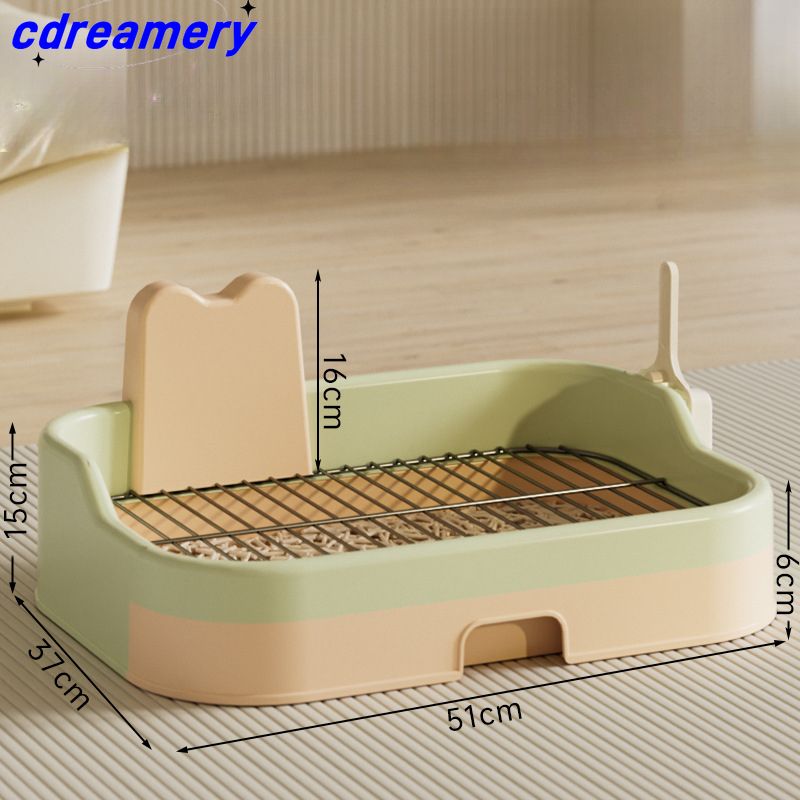 Toilettes pour chien extra-larges, haute clôture, grillage en fer, plaque plate, anti-piétinement, anti-éclaboussures d'urine, facile à nettoyer, cuvette extra-large pour chien_voghion.com