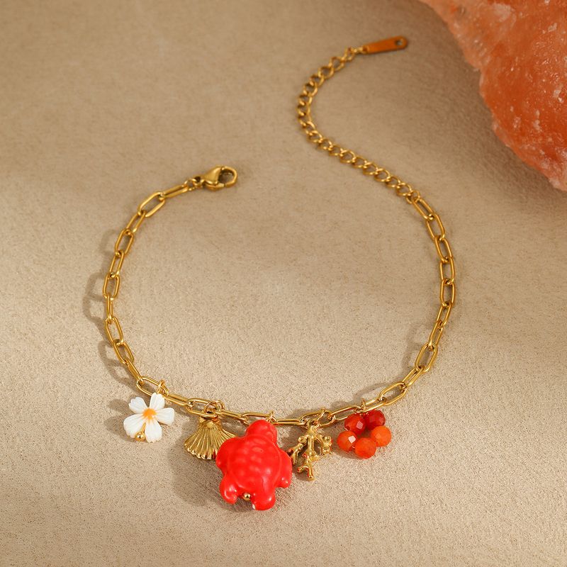 Charme armbanden ketting sieraden oceaan stijl vakantie strand wind kwast zeester schelp hanger ketting_voghion.com