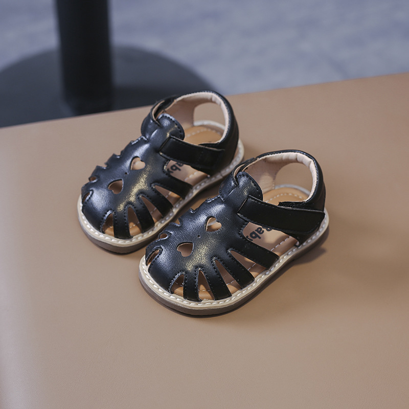 Mother&Kids Sandali per bambini per neonate Testa avvolta in velcro Scarpe da principessa Moda estiva per ragazze con suola morbida_voghion.com