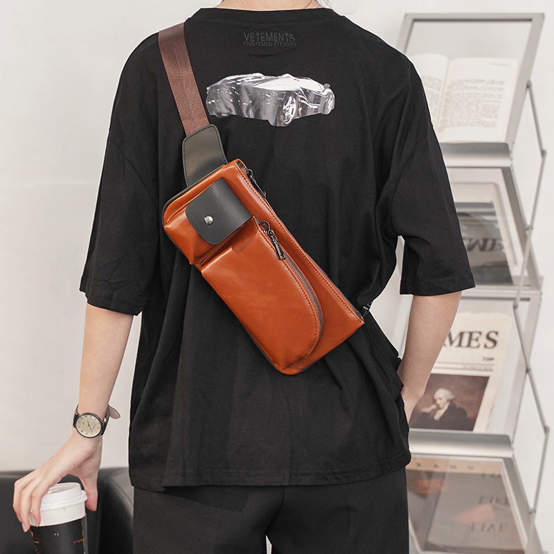 Umhängetasche Neue Ankunft männer Retro Brust Tasche Mode Trend Umhängetasche Sport Kleine Tasche Casual Taille Tasche_voghion.com