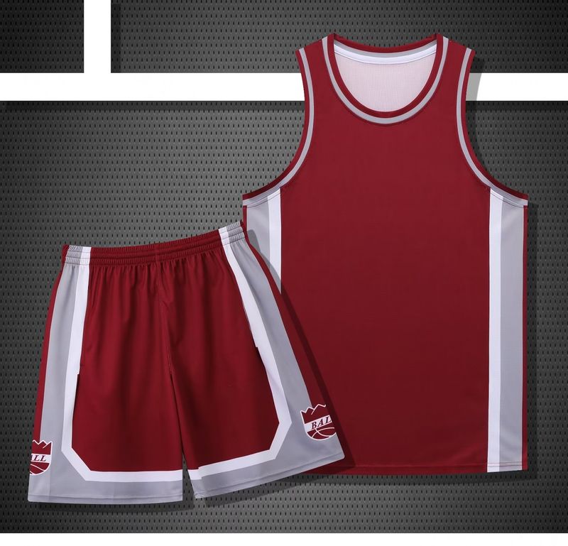 Ensemble de maillot de camp d'entraînement de basket-ball, combinaison de basket-ball d'été, uniforme d'équipe de compétition universitaire pour hommes_voghion.com
