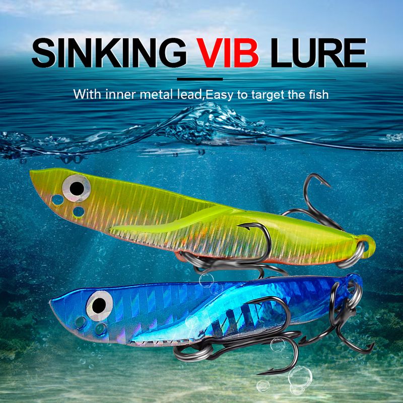 Qualche volta nuova lama VIB esca da lancio lunga in metallo affondante attrezzatura da pesca forniture_voghion.com