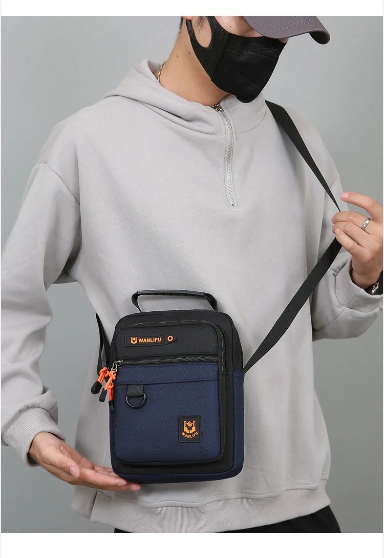 Borsa casual a spalla Borsa Oxford leggera Borsa a tracolla piccola Borsa a tracolla da uomo elegante e alla moda SAC_voghion.com