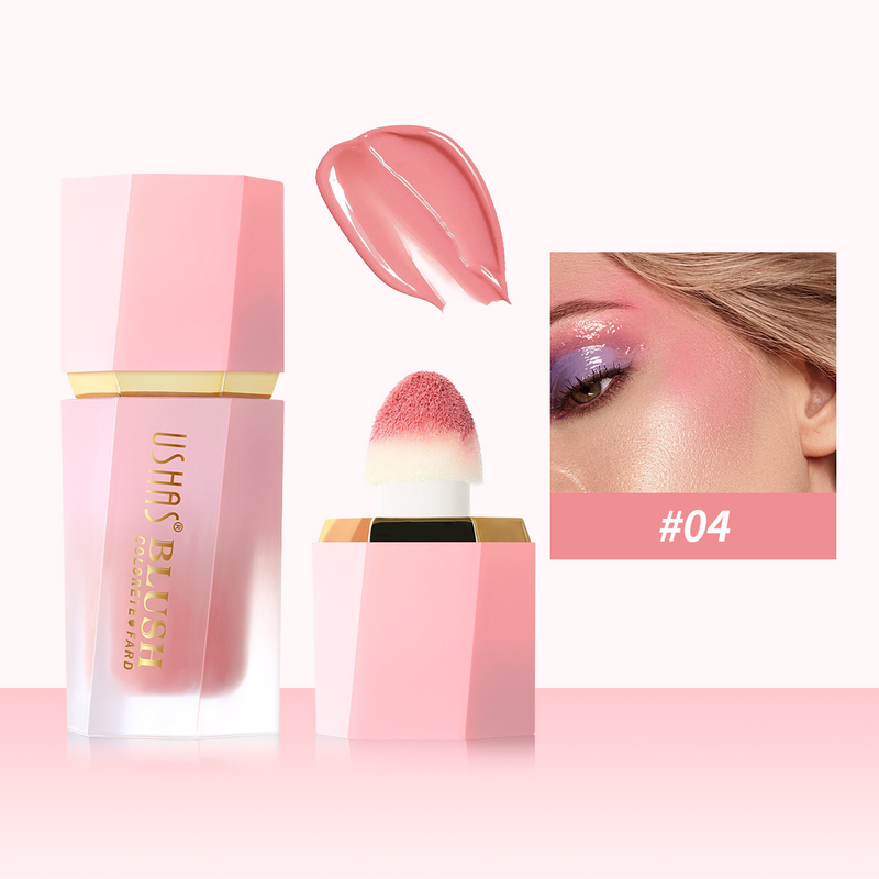 USHAS Liquid Makeup Natural Lasting Waterproof and Colorfast powder blusher Stick_voghion.com