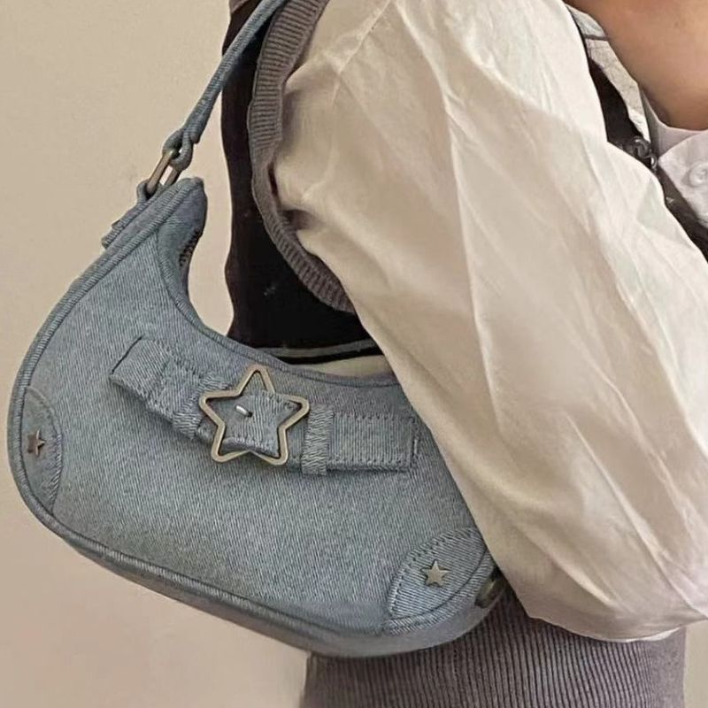 Star Rabbit Star Girl High-end Feeling Shoulder Bag, Fashion Clutch, Women's Underarm Bag Fashionable Hundred_voghion.com