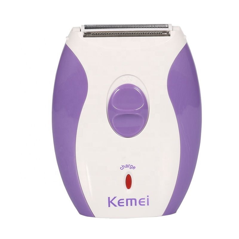 Kemei-280R Epilatore elettrico ricaricabile 100-240V Lady Shaver Epilatore per la rimozione dei peli per le donne Bikini Gamba Ascella Ascella_voghion.com