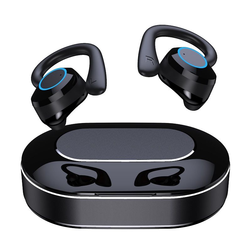 Draadloze 5.0 hoofdtelefoon Touch Control Sport waterdichte Bluetooth HiFi 9D Bass Stereo oortelefoon headset met microfoon_voghion.com