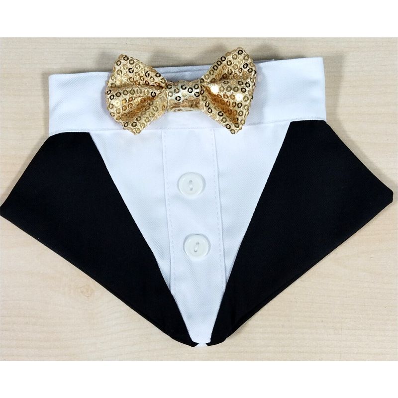 Vêtements pour chiots, smoking, robe de mariée, costume, Teddy, petit chien, vêtements pour animaux de compagnie_voghion.com