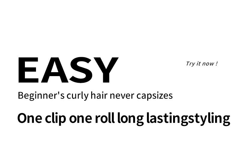 V-förmige Big Wave Curl koreanischen Stil Lazy Egg Roll Lockenstab Wolle_voghion.com