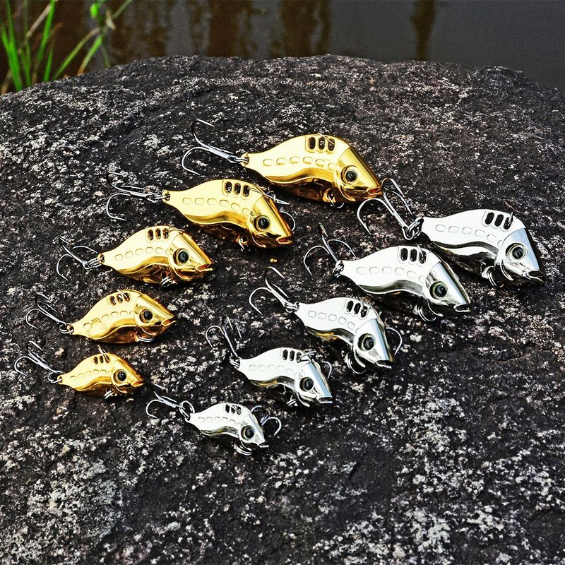 Esca per la pesca con esche artificiali in metallo da 10G, 15G, 20G e 26G, con paillettes, affondante, per la pesca a mosca_voghion.com