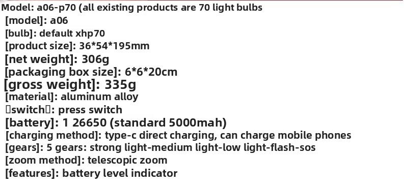 Bestseller: LED-Selbstverteidigungslampe mit hoher Leuchtkraft, wiederaufladbar, Typ-C, für Zuhause und draußen, spezielles digitales Display_voghion.com