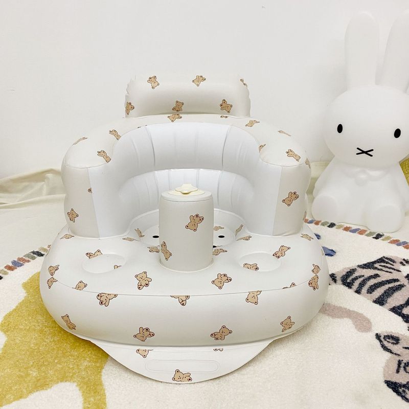 Ins Sgabello da bagno pieghevole portatile per bambini, sedia anti-caduta, sedia da scuola, divano gonfiabile in PVC, sedia da allenamento_voghion.com