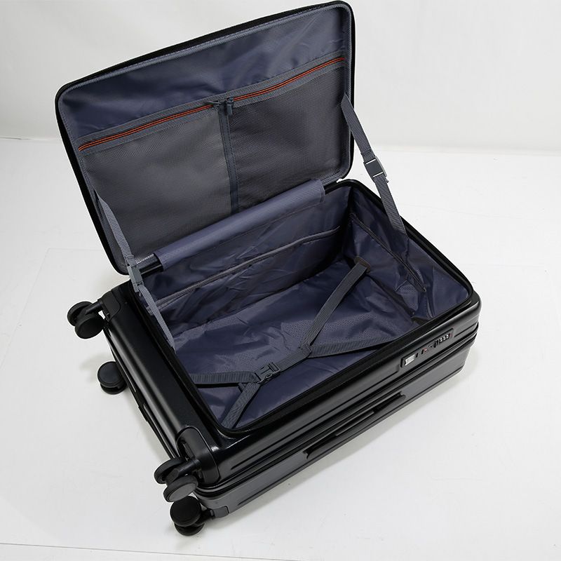 Valigia da viaggio Business Abs Business Front Open Bagaglio da imbarco Valigia trolley leggera_voghion.com
