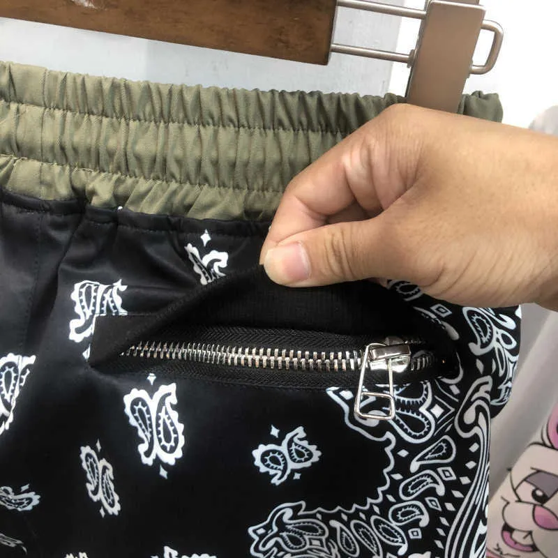 Short classique à fleurs de cajou pour hommes et femmes, de haute qualité, avec cordon de serrage, culotte en tissu lourd, doublure en maille, 2021_voghion.com