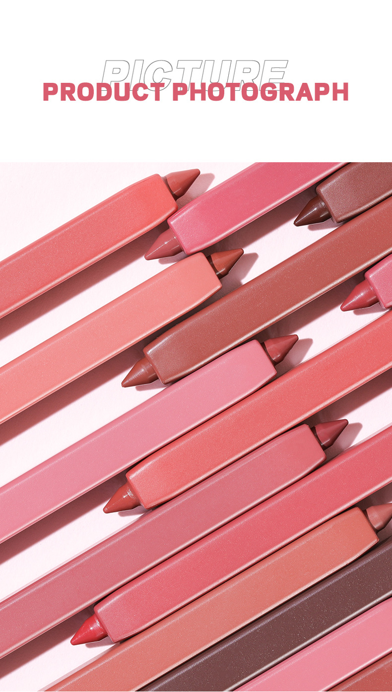 Pudaier 12-teiliges samtmattes Lipliner-Set – wasserfest, Antihaftbeschichtung, langanhaltend, für alle Hauttypen_voghion.com