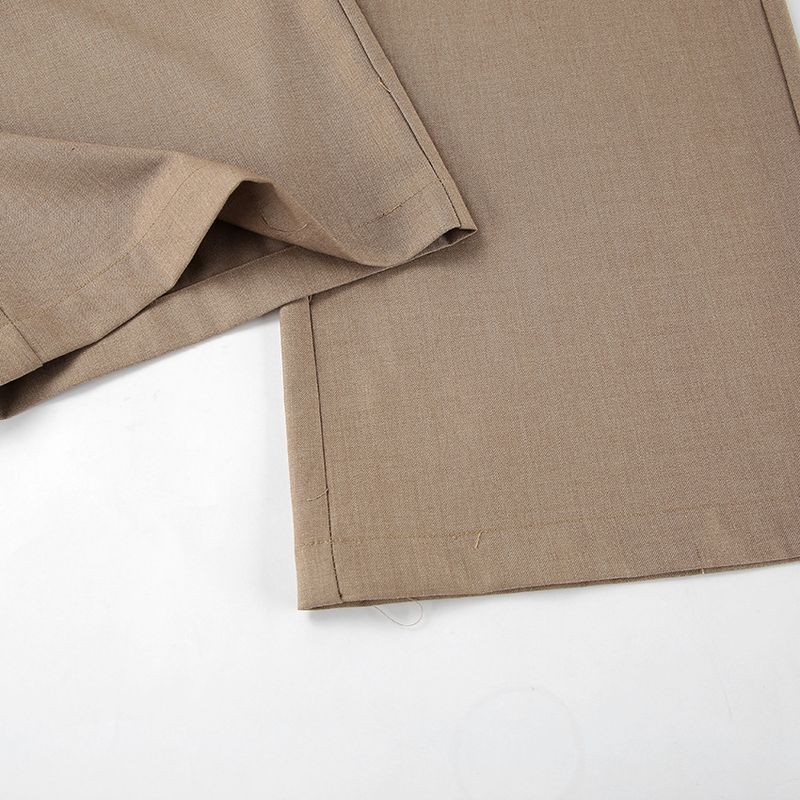 Women's Sleeveless Blazers Pocket Streetwear Solid Color_voghion.com